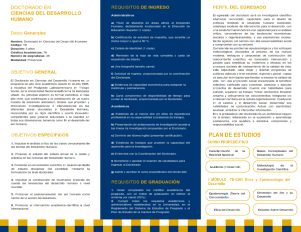 Brochure Doctorado en Ciencias del Desarrollo Humano 001