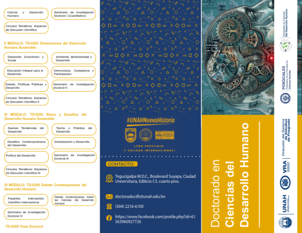 Brochure Doctorado en Ciencias del Desarrollo Humano 002